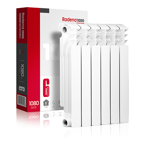 Радиатор биметаллический RADENA CS 1000 500/100